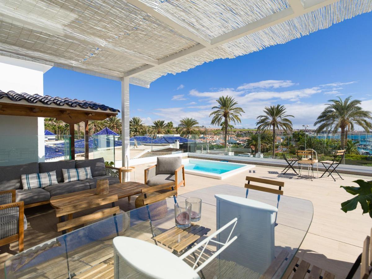 Pasitoblanco Porto Mare 45 Seaview Villa Private Heated Pool Pasito Blanco Dış mekan fotoğraf