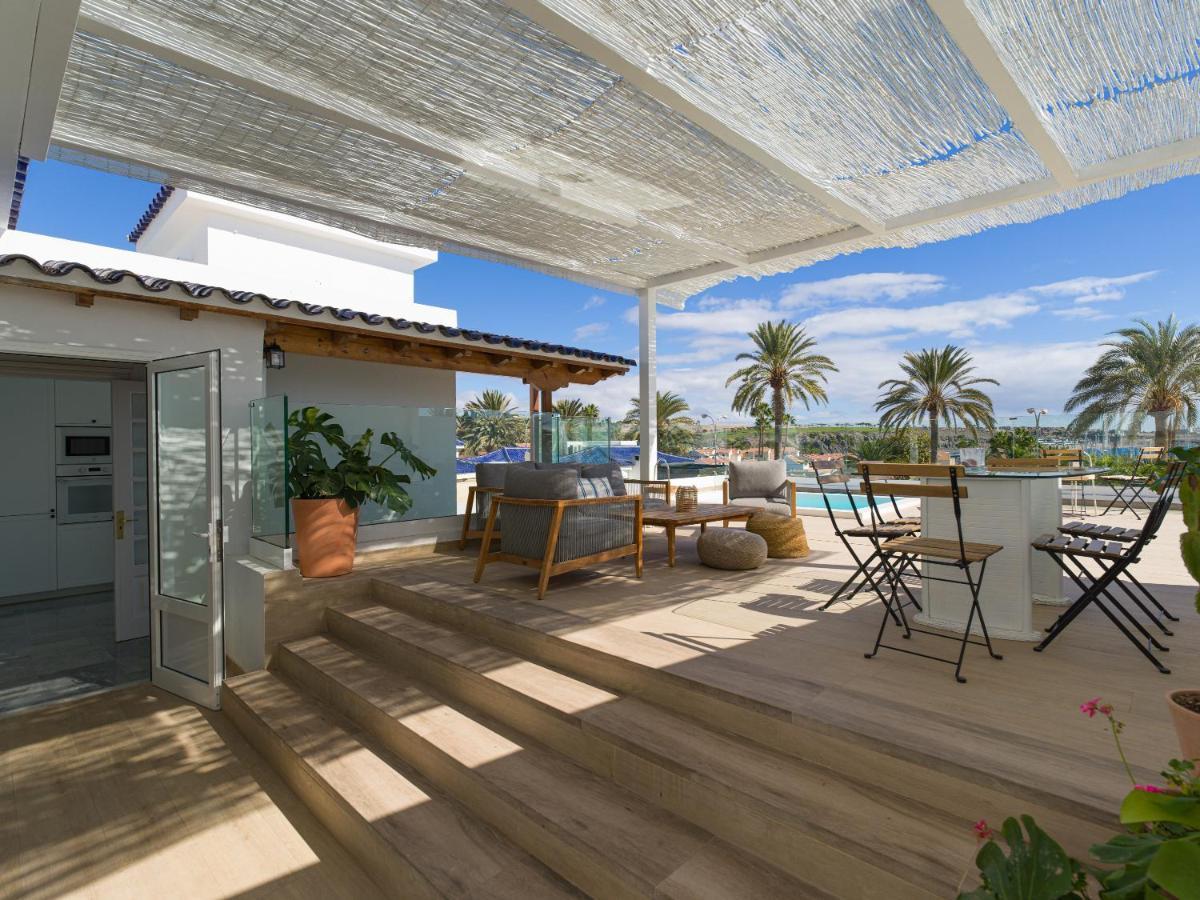 Pasitoblanco Porto Mare 45 Seaview Villa Private Heated Pool Pasito Blanco Dış mekan fotoğraf