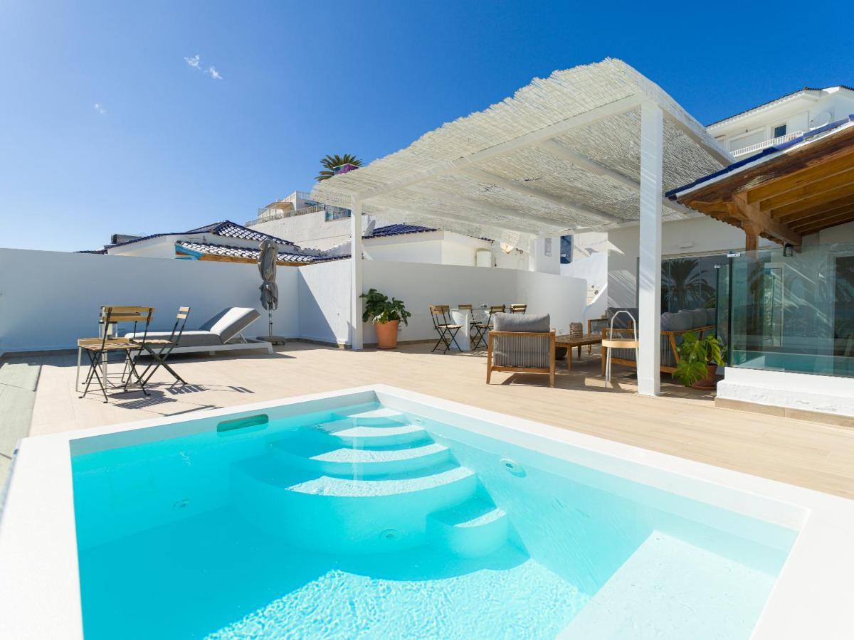 Pasitoblanco Porto Mare 45 Seaview Villa Private Heated Pool Pasito Blanco Dış mekan fotoğraf